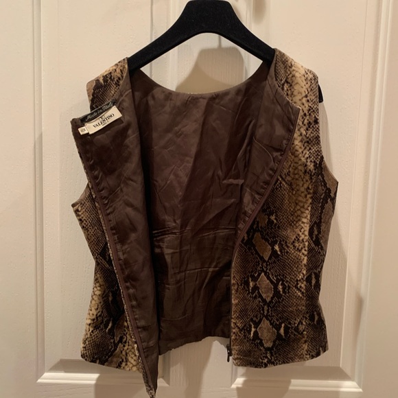 VALENTINO Snake Print Top - Picture 4 of 5